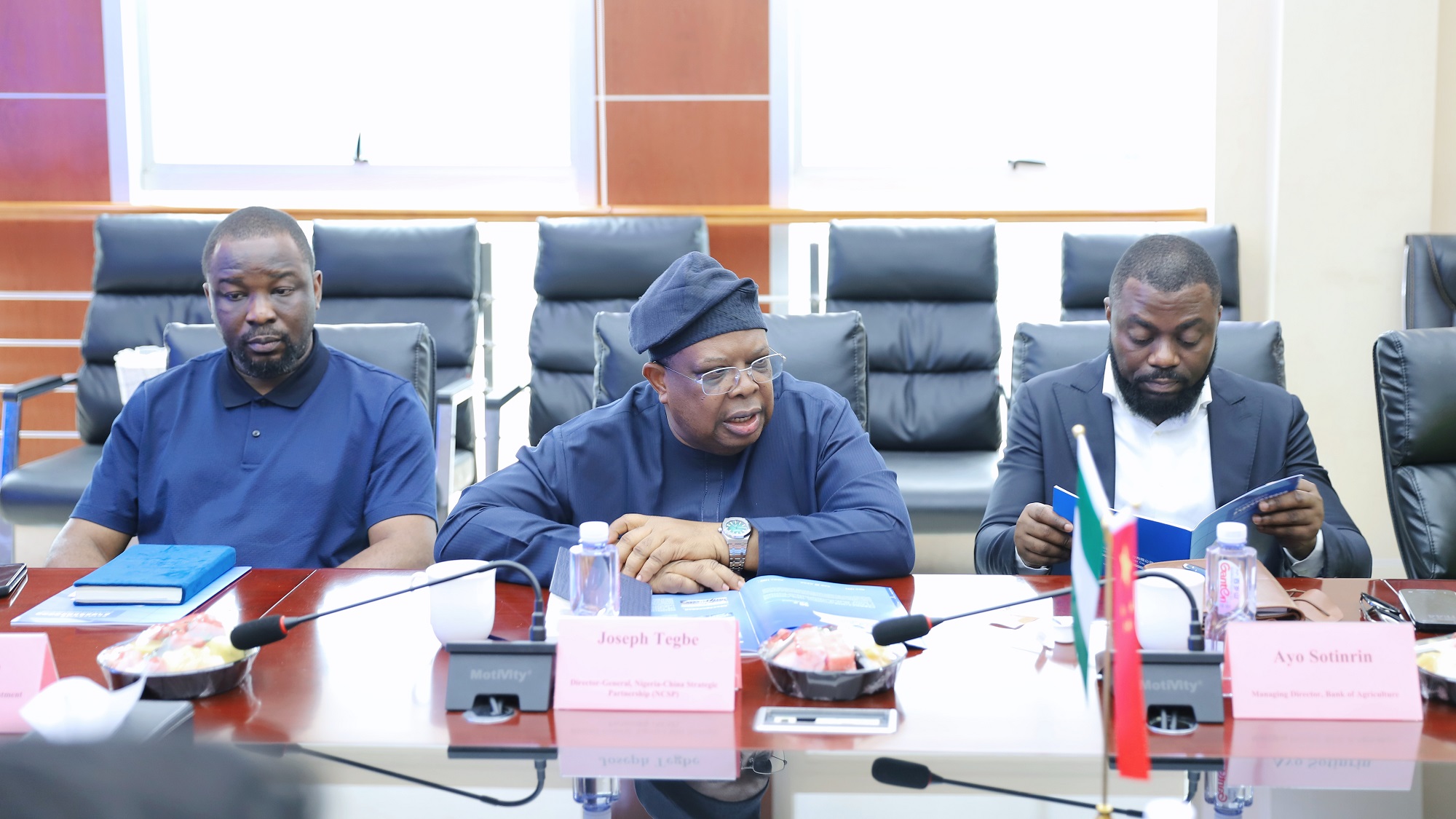 9. Business Discussion with Nigerian Delegation