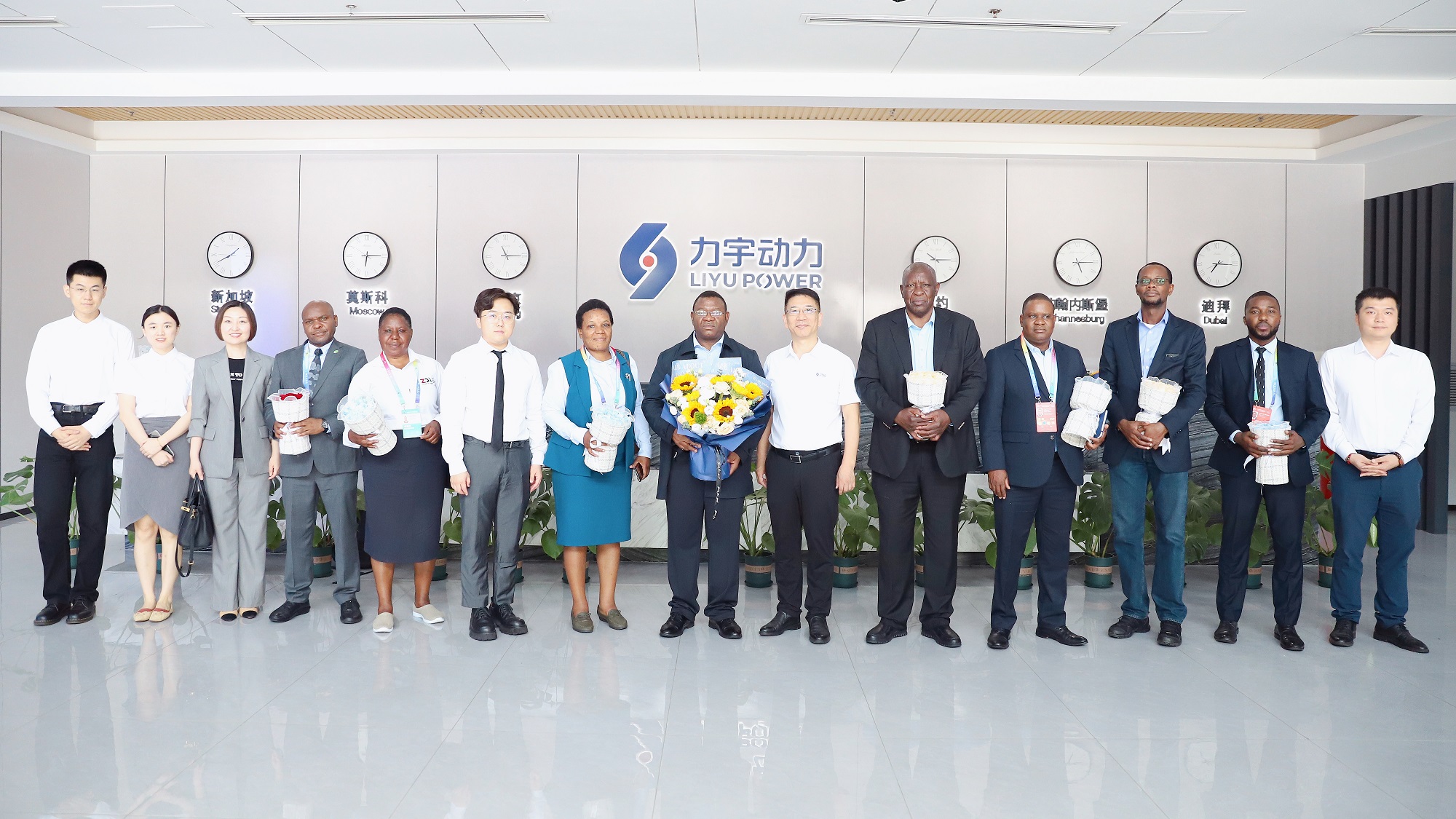 4. Zambian Ambassador and Economic Counselor Visit with Delegation